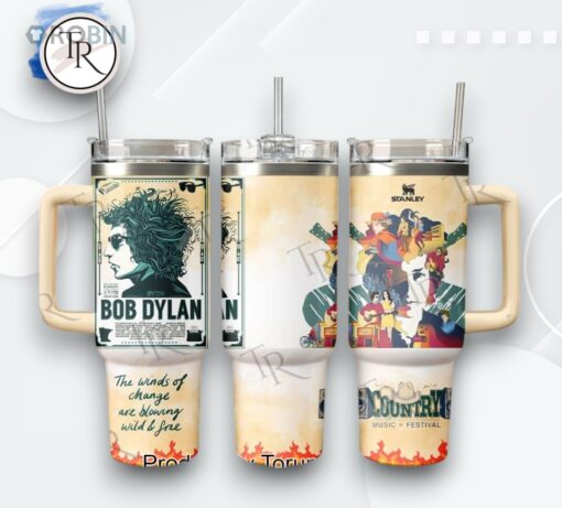 Bob Dylan Country Music Festival Limited Edition 40oz Tumbler