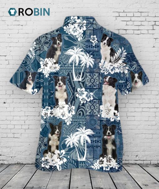 Border Collie Hawaiian Shirt, Aloha Hawaii Beach Shirts For Dog Lovers