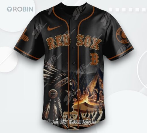 Boston Red Sox X Native American Heritage Month Special Edition Baseball Jersey