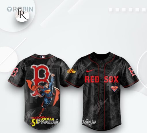 Boston Red Sox X Superman 2025 Limited Edition Baseball Jersey