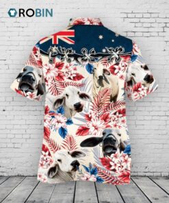 Brahman Cattle Lovers Australian Flag Hawaiian Shirt Brahman Cattle Lovers Australian Flag Hawaiian Shirt