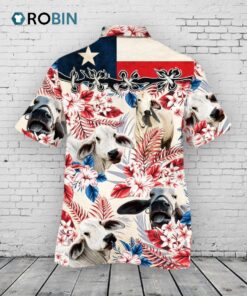 Brahman Cattle Lovers Texas Flag Hawaiian Shirt Brahman Cattle Lovers Texas Flag Hawaiian Shirt