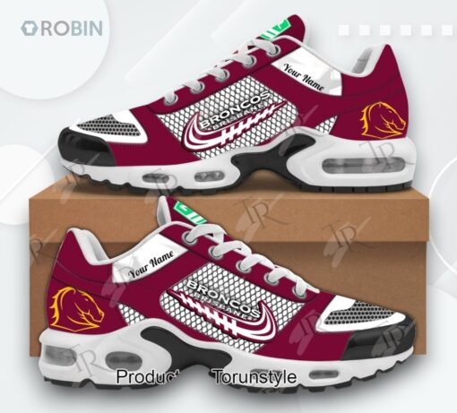 Brisbane Broncos 2025 Custom Name Limited Edition Sneaker Air Cushion