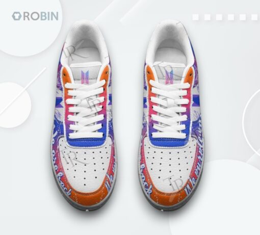 BTS Band We Are Back, We Purple You 2025 Special Edition Air Force 1 Sneakers