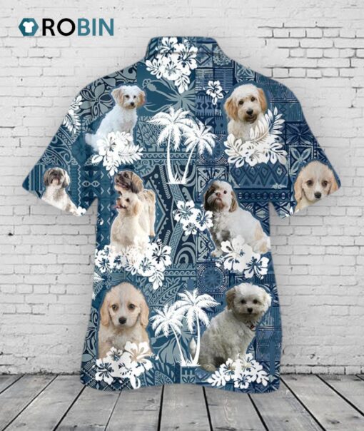 Cavachon Hawaiian Shirt, Hawaii Shirt Tropical For Summer Day, Gift To Dog Lovers