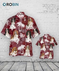 Cavalier King Charles Spaniel Hawaiian Shirt, Hawaiian Shirt For Men Women