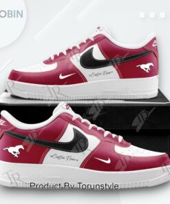 Calgary Stampeders 2025 Logo Custom Name AF1 Sneakers Calgary Stampeders 2025 Logo Custom Name AF1 Sneakers
