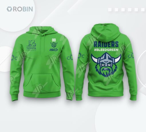 Canberra Raiders Up The Milk Green 2025 Custom Name 3D Printed Shirt (Hoodie, Shirt, Sweatshirt)