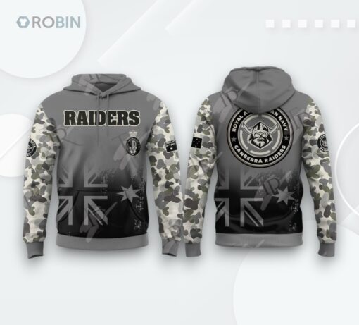 Canberra Raiders X Royal Australian Navy 2025 3D Printed Shirt (Hoodie, Shirt, Sweatshirt)