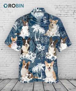 Cardigan Welsh Corgi Hawaiian Shirt, 3D Full Print Dog In Hawaii Shirts For Travel Summer