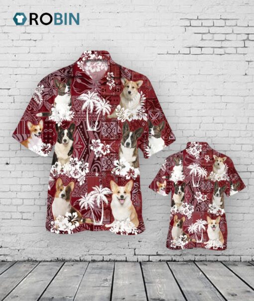 Cardigan Welsh Corgi Hawaiian Shirt, Pet Hawaiian Shirt Summer