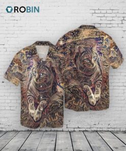 Cat Full Printed 3D Unisex Hawaiian Shirt, For Cat Lovers