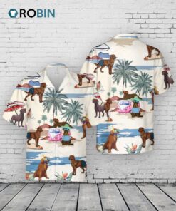 Chesapeake Bay Retriever Summer Beach Hawaiian Shirt, Cool Hawaii Shirt For Travel Summer