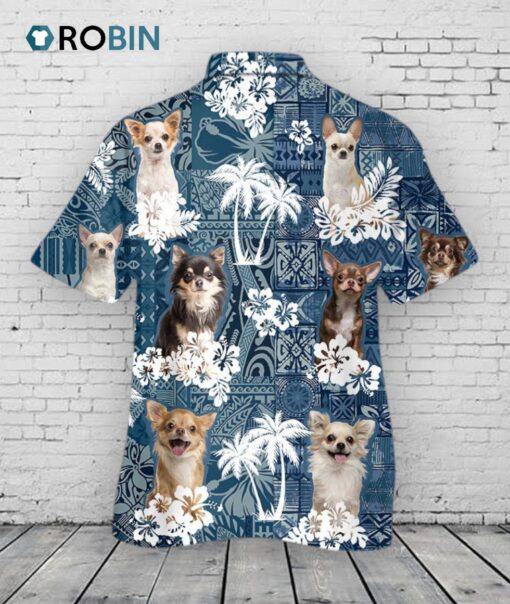 Chihuahua Hawaiian Shirt, Dog In Hawaii Aloha Shirts For Men And Woman