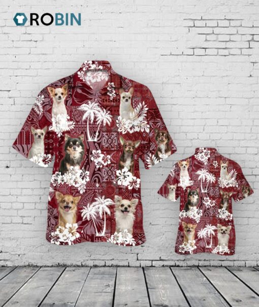Chihuahua Hawaiian Shirt, Pet Hawaii Shirt For Men Women, Gift For Dog Lovers