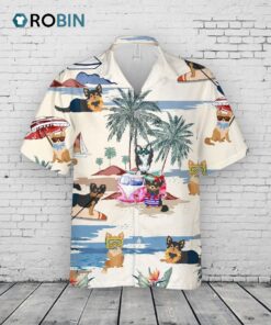 Chihuahua Longhair Summer Beach Hawaiian Shirt, Short Sleeve Dog Aloha Beach Shirt For Men And Woman Chihuahua Longhair Summer Beach Hawaiian Shirt, Short Sleeve Dog Aloha Beach Shirt For Men And Woman