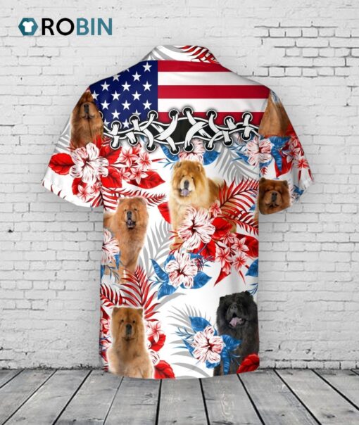 Chow Chow Hawaiian Shirt For Adults, Dog Hawaii Aloha Beach Shirts, Summer Hawaiian Shirt For Dog Lover