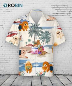 Chow Chow Summer Beach Hawaiian Shirt, Aloha Beach Shirt For Dog Lover