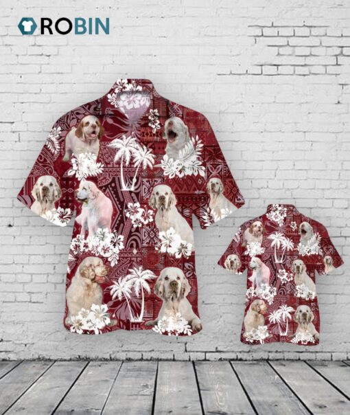 Clumber Spaniel Hawaiian Shirt, Dog In Hawaii Shirt, Summer Gift For Dog Lovers