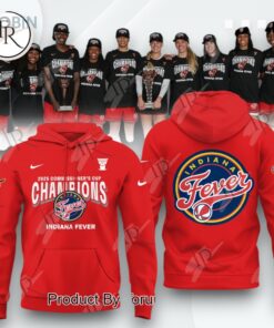 Commissioner’s Cup Champions Indiana Fever 2025 3D Printed Shirt (Hoodie, Shirt, Sweatshirt)   Red