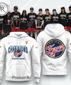 Commissioner’s Cup Champions Indiana Fever 2025 3D Printed Shirt (Hoodie, Shirt, Sweatshirt)   White
