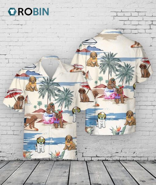 Cookapoo Summer Beach Hawaiian Shirt, Cool Dog Breed In Hawaiian Shirts For Dogs Lovers