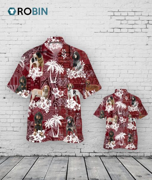 Coonhound Hawaiian Shirt, Coospod Hawaiian Shirt Full Size Men Women