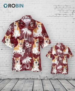 Corgi Hawaiian Shirt, Hawaiian Shirt For Dog Mom