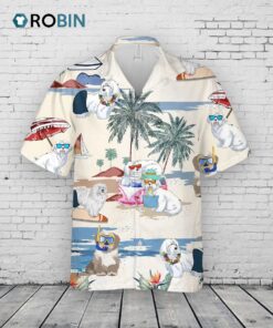Coton De Tulear Summer Beach Hawaiian Shirt, Short Sleeve Dog Aloha Beach Shirt For Men And Woman