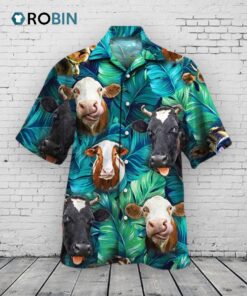 Cow Lovers Gift Hawaiian Shirt, Cow Hawaii Aloha Beach Shirts For Men And Woman, Summer Hawaii Shirt