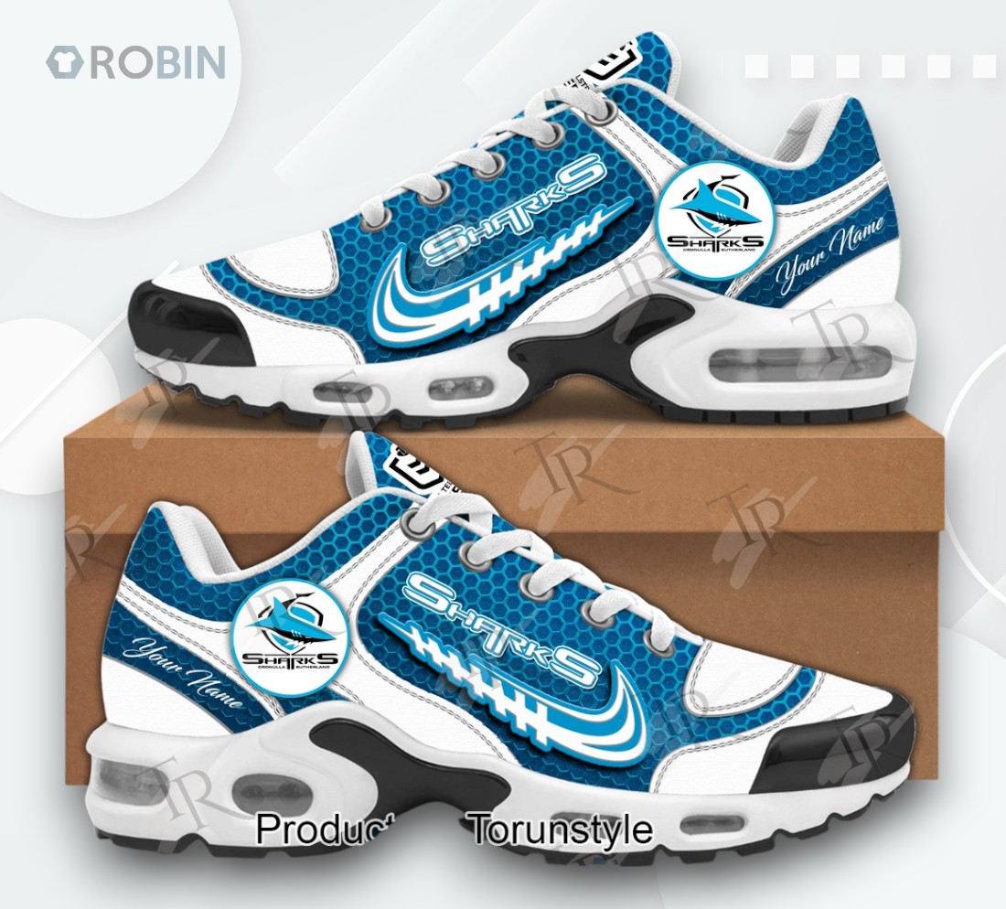 Cronulla Sutherland Sharks 2025 Custom Name Limited Edition Sneaker Air Cushion Cronulla Sutherland Sharks 2025 Custom Name Limited Edition Sneaker Air Cushion