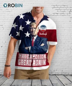 Custom Donald Trump Photo Make America Great Again Hawaii Shirt   Funny Hawaii Shirt Custom Donald Trump Photo Make America Great Again Hawaii Shirt   Funny Hawaii Shirt