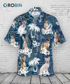 Devon Rex Hawaiian Shirt, 3D All Over Printed Animal Hawaiian Shirt, Cat Hawaiian Shirts