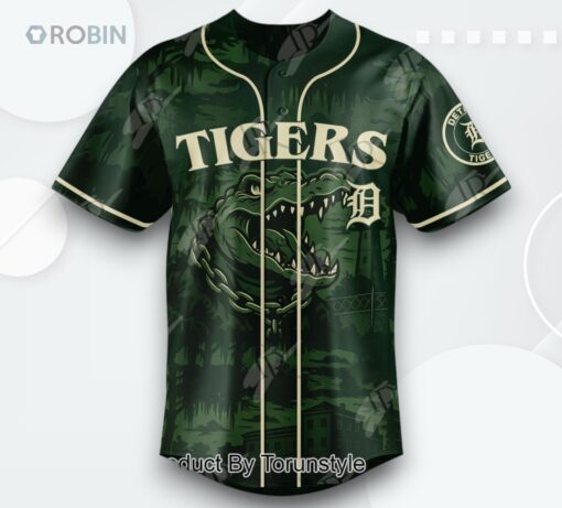 Detroit Tigers X Big Cypress Alligator Alcatraz 2025 Limited Edition Baseball Jersey