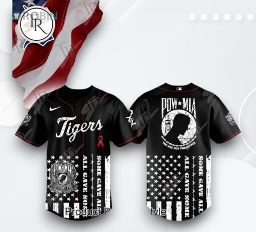 Detroit Tigers X National POW MIA Recognition Day 2025 Limited Edition Baseball Jersey