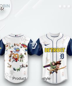 Detroit Tigers X Toy Story 30 Years & Beyond Special Edition Baseball Jersey Detroit Tigers X Toy Story 30 Years & Beyond Special Edition Baseball Jersey