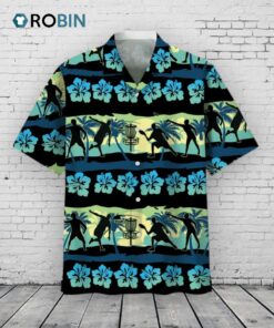 Disc Golf Nature Beach Hawaiian Shirts, Disc Golf Hawaii Aloha Shirts Short Sleeve