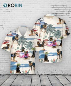 Dog Summer Beach Hawaiian Shirt, 3D Full Print Hawaii Aloha Beach Shirt For Pet Lovers, Dog Hawaii Shirt