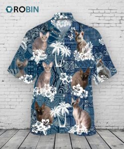 Donskoy Hawaiian Shirt, 3D Full Printed Cat Unisex Hawaiian Shirt, Present To Cat Lover