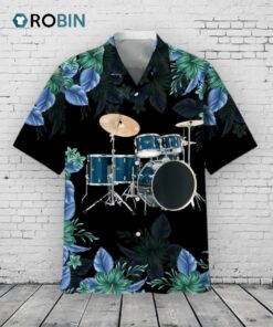 Drum Nature Hawaiian Shirt, Drummer Hawaiian Shirts For Summer, Gift To Drummer