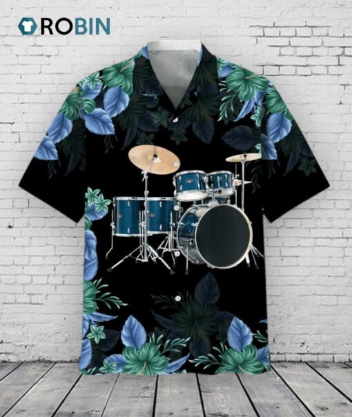 Drum Nature Hawaiian Shirt, Drummer Hawaiian Shirts For Summer, Gift To Drummer