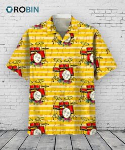 Drum Usa Unisex Hawaiian Shirt, Aloha Beach Shirt For Dummers, Drum Lover Gifts
