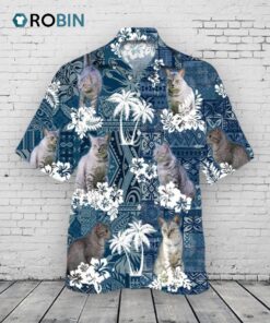 Egyptian Mau Hawaiian Shirt, 3D Full Print Cat Hawaiian Beach Shirts, Summer Hawaiian Shirt For Cat Lovers