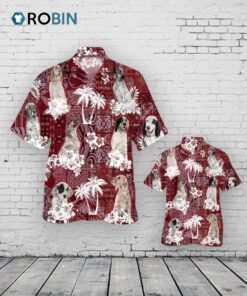 English Setter Hawaiian Shirt, Dog All Over Print Hawaii Shirt Short Sleeve