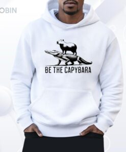Funny Be The Capybara Riding Gator Shirt