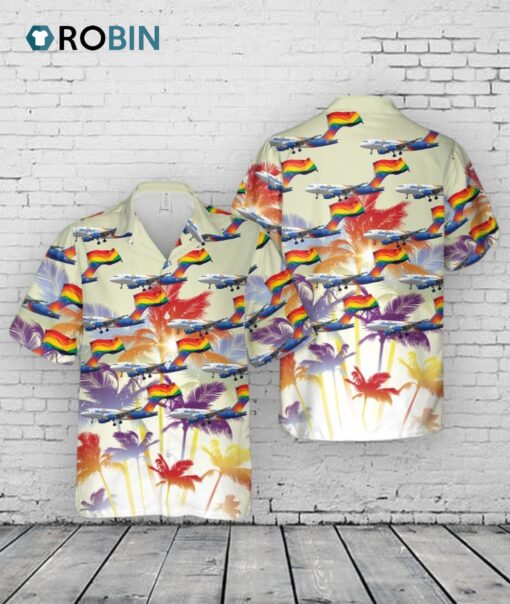 Gay Hawaiian Shirts, Allegiant Airlines Fly With Pride Hawaiian Shirt, Pride Hawaiian Shirt, Gift For Gaymer