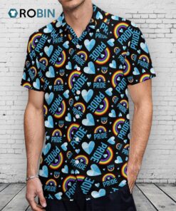 Gay Pride Hawaiian Shirt, Rainbow Hawaiian Shirt, Rainbow Pride Clothing For Lesbian, Gay Man, Lgbt Gift Gay Pride Hawaiian Shirt, Rainbow Hawaiian Shirt, Rainbow Pride Clothing For Lesbian, Gay Man, Lgbt Gift