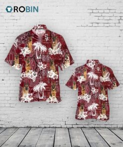 German Shepherd Hawaiian Shirt, Dog Hawaiian Shirt Summer, Gift For Dog Lovers