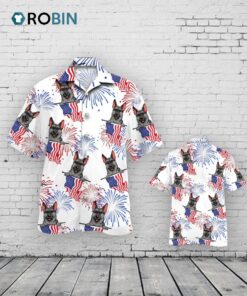 German Shepherds Hawaiian Shirt, Independence Day Is Coming, 4th Of July Hawaiian Dog Shirt