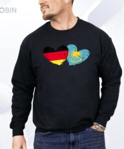 Germany Kazakhstan Flag Heart German Kazakh Friendship Shirt